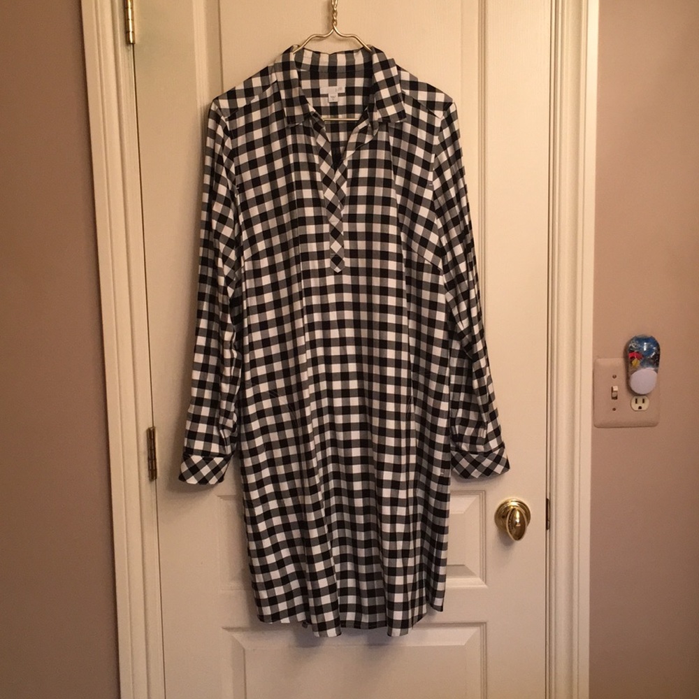j.jill Buffalo Check Dress